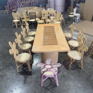 Silla Infantil de Ratán Hecha a Mano, Moderna, Resistente y Segura para Cocina, Alquiler para Fiestas, Decoración de Bodas - Product Image 5