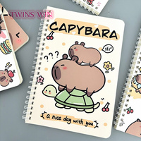 Carnet portable à couverture rigide motif dessin animé, carnet à spirale A5 mignon pour enfants, en stock usine