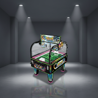 Table de football Kung Fu commerciale 2 joueurs à monnayeur, machine de jeu d'arcade en métal et plastique, garantie 1 an pour bars