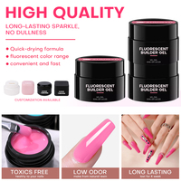 Fournitures professionnelles pour nail art : Gel de construction souple pour extensions d'ongles, sans TPO, sans HEMA, végétalien, vernis gel UV en gros