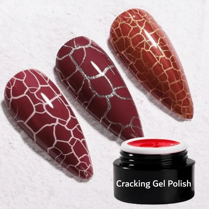 15ml Manicure Fast Dry Crackle Vernish Innovative Magic Uv Nails Crack Gel