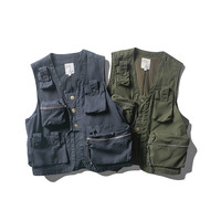Gilet sans manches pour homme de haute qualité, multi-poches, pour journaliste, photographe, imperméable et respirant, uniforme de travail d'hiver