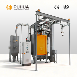 Machine de sablage à billes d'acier à haute pression automatique Puhua Q37 avec contrôle PLC Dimensions et puissance personnalisables - Product Image 1