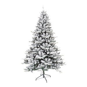 Arbres de Noël Haut de Gamme à Neige Floquée à Assembler Soi-Même pour Décoration, Vente en Gros Usine, avec Base Métallique Épaisse - Product Image 6