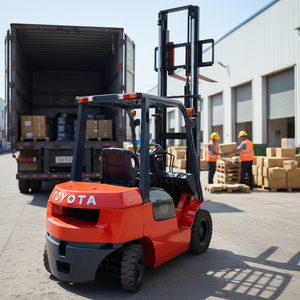 รถยกดีเซลญี่ปุ่นมือสอง ขนาด 3 ตัน 2.5 ตัน 2 ตัน  น้ำหนักบรรทุก 3800 กก. รุ่น FD20 เสากระโดงสองตอน ยางลม/ยางตัน - Product Image 1