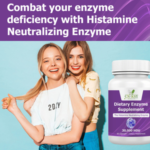 Integratore Enzimatico Neutralizzante dell'Histamina Best Seller, Capsule con Enzimi Dietetici, Catalasi e Vitamina C per la Salute Digestiva - Product Image 3