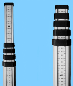 Jalon télescopique en alliage d'aluminium 3m-8.5m |   Précision de ±0,1 mm, graduation en cm, mm, pieds - Product Image 2