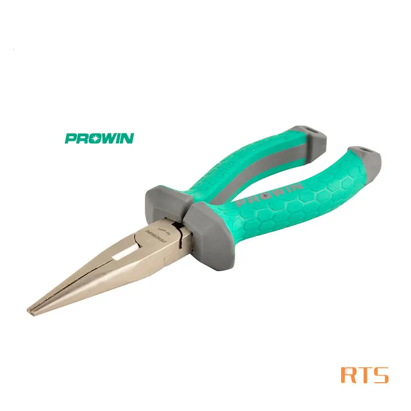 PROWIN 11107 8inch 200mm Long nose pliers Cutting Pliers Tpr Pp Handle Combination Long Needle Nose Pliers