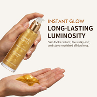 Huile Corporelle Scintillante Délicate et Lumineuse, Effet Pailleté Uniforme, Toucher Confortable, Pour Tous Types de Peau, Huile de Massage Corporel Étincelante