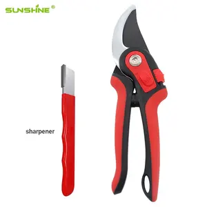 SUNSHINE new plant scissors 8.5'' flower stem cutter Two Opening Types pruning shears adjustable garden shear