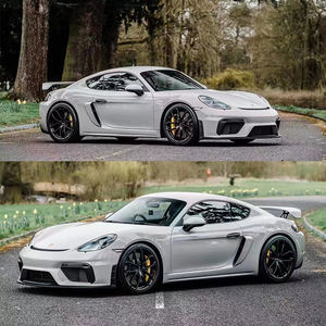 Pour <span class=keywords><strong>Porsche</strong></span> 718 Boxster Cayman amélioré avec <span class=keywords><strong>GT4</strong></span> pare-chocs avant PP Kit de carrosserie d'apprêt en plastique - Product Image 4