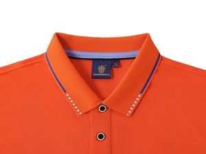 Polo de sport athlétique personnalisé avec logo OEM, nouvelle mode, impression numérique par procédé humide, tissé, populaire, bonne absorption de l'humidité - Product Image 5