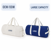 Sacs de sport personnalisés en toile grande capacité avec bandoulière réglable, multifonctionnels pour le sport, le fitness et les voyages