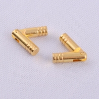Charnière à broche cylindrique en laiton massif couleur or 30 mm pour boîte en bois, boîte à bijoux, accessoires de valise