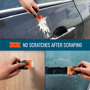 Công cụ làm sạch để loại bỏ nhãn dán đề can sơn cửa sổ kính scraper công cụ có thể thu vào nhựa dao cạo lưỡi scraper - Product Image 6