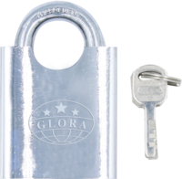 Clé à palette chromée électronique personnalisée de 60mm demi-faisceau cadenas de sécurité en fer étanche anti-coupure pour porte