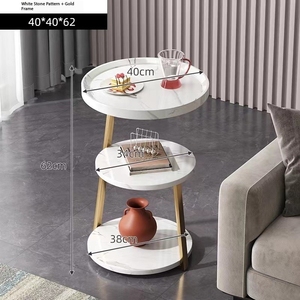 Home Hotel leggero di lusso a tre piani <span class=keywords><strong>tavolino</strong></span> da <span class=keywords><strong>salotto</strong></span> di piccole dimensioni <span class=keywords><strong>divano</strong></span> accanto al <span class=keywords><strong>tavolino</strong></span> da caffè ad angolo nordico - Product Image 2