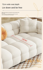 Sofá <span class=keywords><strong>de</strong></span> piso <span class=keywords><strong>de</strong></span> diseñador nórdico moderno <span class=keywords><strong>de</strong></span> lujo, terciopelo negro con promoción para uso en talleres <span class=keywords><strong>de</strong></span> parques escolares - Product Image 3