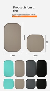 Tapis d'alimentation et de toilette pour animaux de compagnie en silicone souple de qualité alimentaire, antiadhésifs, imperméables, pour chiens et chats, design moderne, vente en gros - Product Image 6