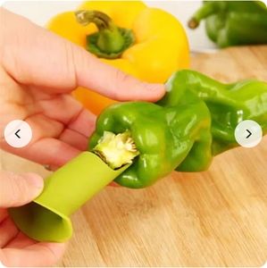 Cortador de Verduras y Frutas de 2 Piezas, Herramienta para Quitar Semillas de Pimientos, Removedor de Semillas Creativo para Cocina, Gadget para Quitar Semillas, China - Product Image 3