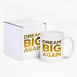 Tazza bianca lucida personalizzata dell'oem 11oz per sublimare la stampa regalo promozionale personalizzata all'ingrosso del Logo di marca <span class=keywords><strong>tazze</strong></span> di rivestimento in ceramica - Product Image 1