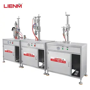 Semi-Automatic Aerosol Filling and Sealing Machine Factory New Pneumatic Driven for Small Spray Can Filling
