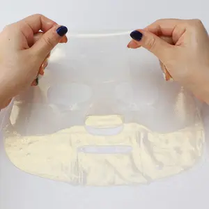 Private Label 24K Golden Collagen Kristall Brust pflege maske Behandlungs paket Gesichts maske