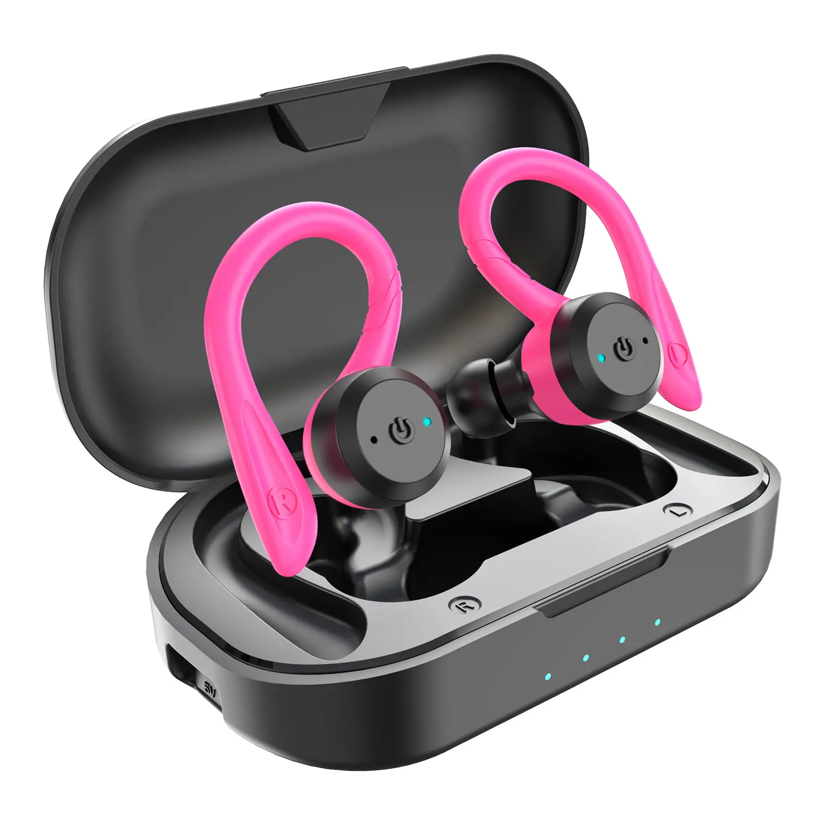 IPod için profesyonel gerçek IPX7 su geçirmez kablosuz kulaklık akıllı Stereo ses Bluetooth kulaklık TWS kulaklık spor kulaklıklar