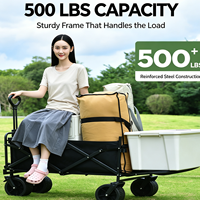 Chariot utilitaire pliable multifonctionnel électrique pour extérieur, vente en gros