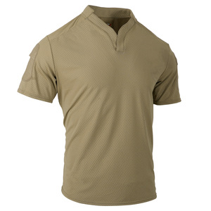 DF25 Brown green summer clothes Black Short Sleeves Gym <b>Trainer</b> T Shirt Breathable Polyester Fitness Apparel All Seasons - Product Image 4