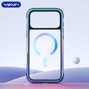 Étui de <span class=keywords><strong>téléphone</strong></span> magnétique coloré en polycarbonate résistant aux chocs VAWI B424 pour iPhone 15 16 17 Pro Max pour téléphones Android <span class=keywords><strong>Samsung</strong></span> S25 Ultra - Product Image 3