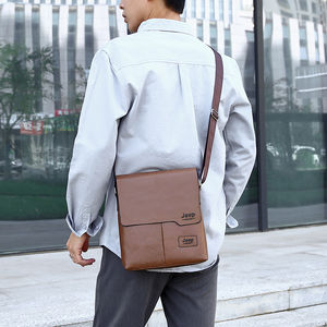 シングルショルダーバッグセットPUレザー素材クロスボディビジネスチェストメッセンジャースリング - Product Image 4