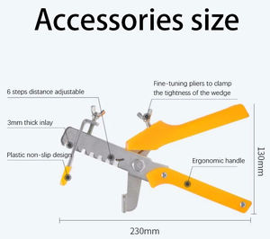 Usine de gros Niveleur de carreaux de <span class=keywords><strong>carrelage</strong></span> décoratif Push clamp Système de carreaux Outils d'installation en céramique Pinces - Product Image 5