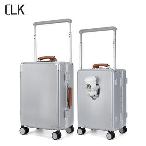 Designer de mode valise de voyage affaires poussette sur roues <span class=keywords><strong>cabine</strong></span> métallique transporter bagages large tige de traction bagages de luxe - Product Image 1