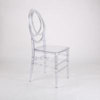Chaises Phoenix en Résine Acrylique Transparente Empilables pour Mariages et Événements en Gros