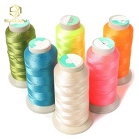 Fil à coudre en polyester 100% haute ténacité multicolore Fil à broder pour accessoires de couture à la machine