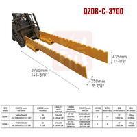 SPEEDONE Barre de répartition télescopique pour chariot élévateur à double fourche, modèle QZDB-C, Nouveau