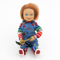 Figuras de Juguete, Kits de Garaje, Ghost Baby Soul Returns, Edición Limitada, Figura con Vestido Azul, Muñeco Chucky, Modelo de Adorno