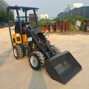 HAIJU Hydrostatic Ride on Mini Wheel Loader H150 4x4 Wheel Drive Capacity 400-500kg <strong>Tire</strong> 23x8.5-12 Speed 20km/h Cheap <strong>Price</strong> - Product Image 2