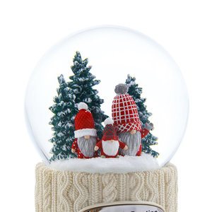 โพลีเรซินหิมะลูกโลกใสมีรูปแบบลูกบอลน้ำ - Product Image 2