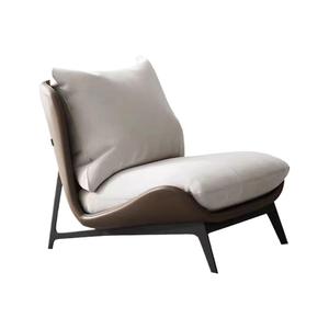 Ghế sofa đơn Bắc Âu Hiện Đại-Ghế bành phòng chờ tối giản cho ban công/phòng khách, thiết kế nghệ thuật Ghế lười thoải mái - Product Image 5