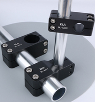 Connecteur à clip pour axe optique, tige transversale, roulements linéaires à diamètre identique ou différent, poteau fixe en alliage d'aluminium usiné CNC