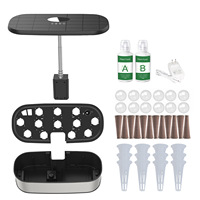 Système de culture hydroponique 12 Pods Smart Herb Garden Kit Intérieur Jardin Intérieur APP & WiFi Contrôlé avec 24W Growing LED
