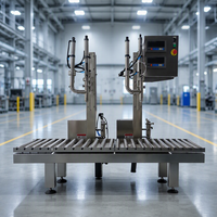 Machine de remplissage semi-automatique à double tête pour pesage, composants importés pour le remplissage de barils de liquides