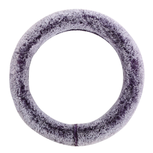 Housse <span class=keywords><strong>de</strong></span> volant <span class=keywords><strong>de</strong></span> voiture en peluche style sport d'hiver, fausse fourrure <span class=keywords><strong>de</strong></span> lapin, en caoutchouc PVC chaud, intérieur tendance pour Geely Crossover - Product Image 1