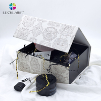 Boîtes pliables magnétiques en carton personnalisables de luxe, fabriquées à la main, emballées à plat, pour cadeaux