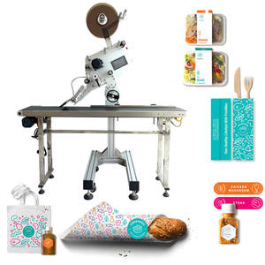 Tarih kodlayıcı fiyat kodu otomatik etiketleme makineleri çanta yüzey düz etiketleme makinesi - Product Image 4