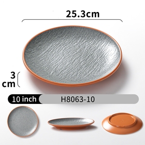 Juego de Vajilla de Melamina Estilo Americano CRONY H8061 Personalizado, Plato de Plástico Ecológico y Duradero de 6.5/8/10/12 Pulgadas para Hogar y Hotel - Product Image 4