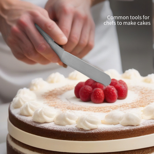 Utensilios Profesionales para Hornear en la Cocina, Cuchillo para Pan, Espátula para Glaseado de Pasteles, Espátula de Acero Inoxidable para Decoración de Pasteles - Product Image 4