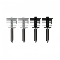 Kit de tête d'impression Hotend en acier trempé avec buse intégrée anti-fuite et chaussettes en silicone pour imprimante 3D Bambu Lab A1/A1 Mini